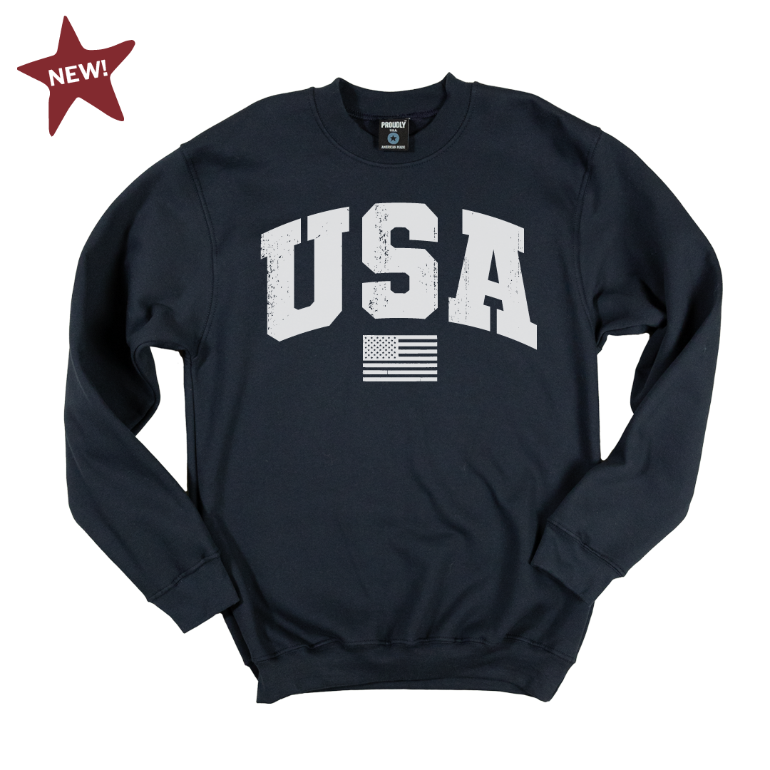 Team USA - Crewneck Sweatshirt (Navy)
